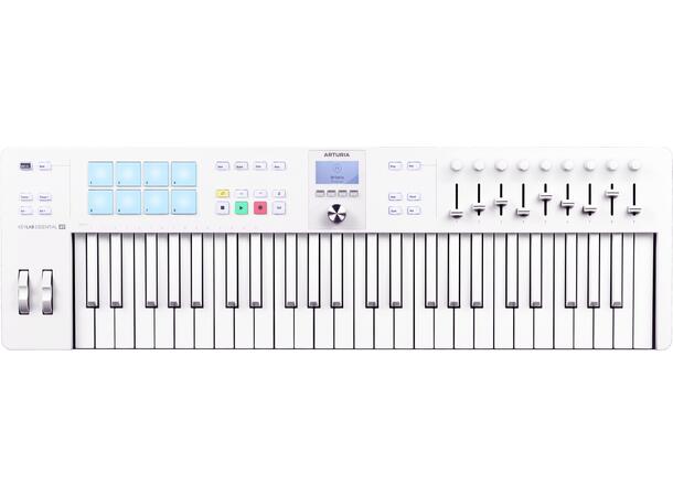 ARTURIA Keylab Essential 49 Mk3 Alpine w 49-key midi keyboard Alpine white 