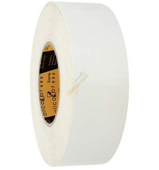 Allcolor Gaffer-Tape 690 White High quality PE-coated L: 50m, W: 50mm