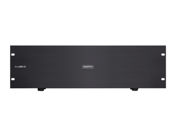 Amphion AMP400.12 multikanals forsterker 12 x 410W, XLR inn/Speakon ut 