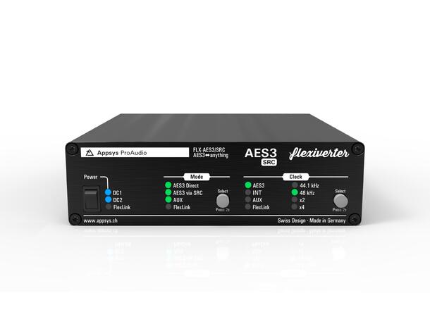 Appsys Flexiverter AES3/SRC 16x16 I/O, up to 192kHz 