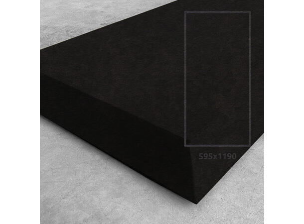 Artnovion Flat Tox RCT - Absorbent Black Svart panel - Pakke 4 stk - 120x60x6 cm