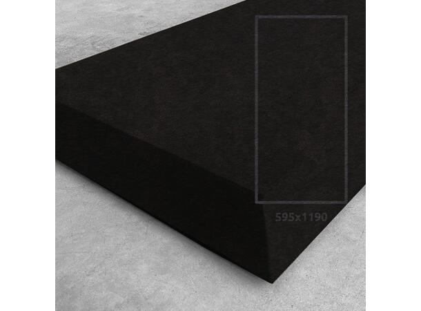 Artnovion Flat Tox RCT - Absorbent Black Svart panel - Pakke 4 stk - 120x60x6 cm 