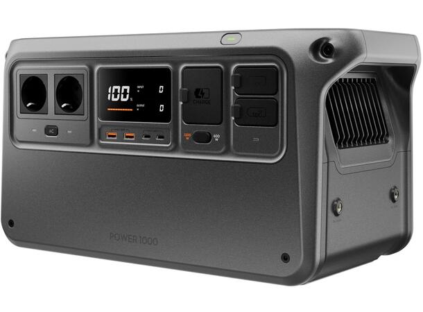 DJI Power 1000 Portable Power Station Batterikapasitet: 1024 watttimer 