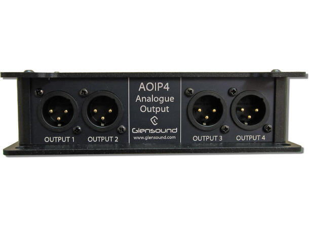 Glensound AoIP4O Dante DA konverter Analogue output x4 Dante 