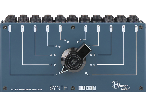 Heritage Audio Synth Buddy 10-1 Stereo Passive Selector 