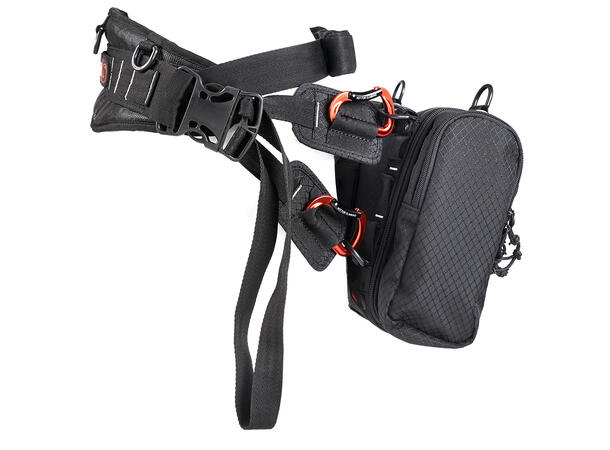 K-Tek KSJRWBX Stingray Junior X Bag and Waist Belt Orange Bundle 