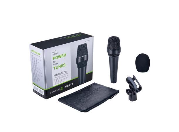 Lewitt MTP 840 DM Handheld mic Refined electronics and superior capsule 