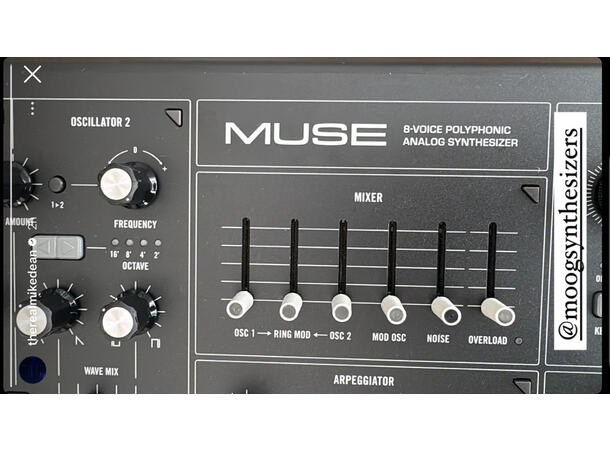 Moog "MUSE" Polyphonic SynthesizerTEASER Sett deg på interesselisen- Trykk TILBUD