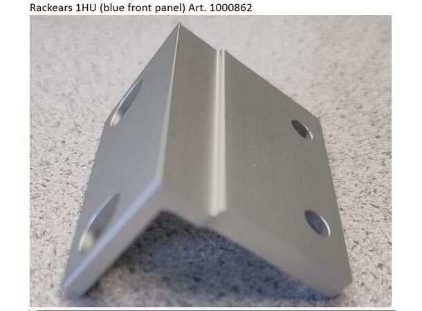 RME x SP Rackears 1HU (blue front panel) Rackears for RME units, 1 HU (neu, eloxi 