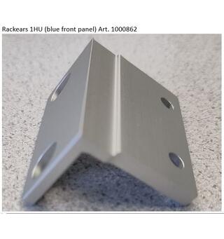 RME x SP Rackears 1HU (blue front panel) Rackears for RME units, 1 HU (neu, eloxi