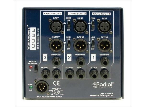 Radial The Cube rack 3 slots 500 series 500 serie Rack 