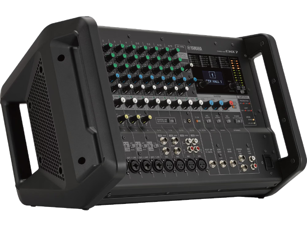 YAMAHA EMX7 mikser m/forsterker 12 Line Inputs, 2x 600W [4O] Fx