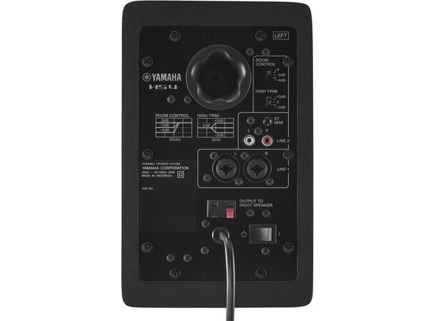 Yamaha HS-4 Studiomonitor (PAR) Svart 2-veis aktiv monitor, 26 +26W 