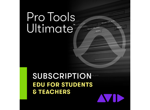 AVID Pro Tools ULTIMATE leie Ny 1 år EDU Nye leie 1 år for studenter & lærere 