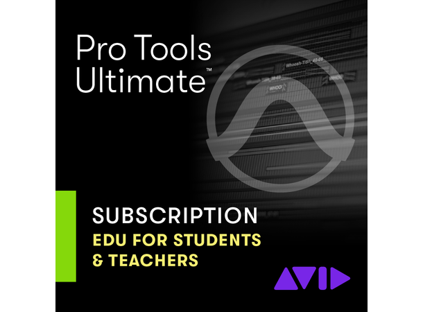 AVID Pro Tools ULTIMATE leie Ny 1 år EDU Nye leie 1 år for studenter & lærere