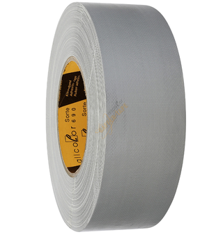 Allcolor Gaffer-Tape 690 Silver High quality PE-coated L: 50m, W: 50mm
