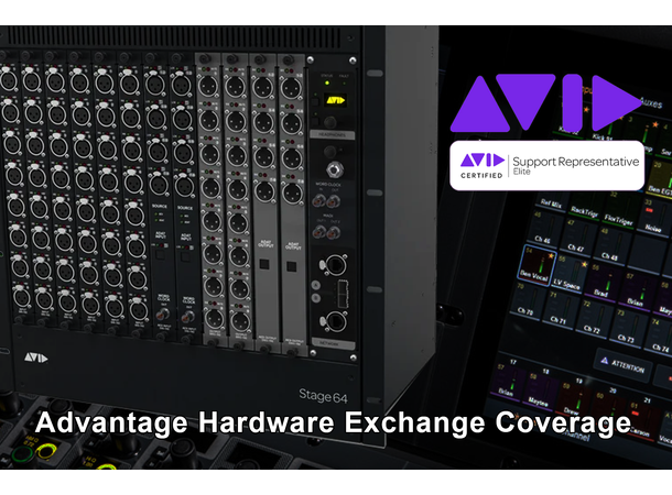 Avid Advantage Stage 64 Elite Live 1 år Stage 64 (48x8) Elite Live Renewal 