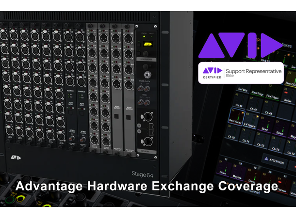 Avid Advantage Stage 64 Elite Live 1 år Stage 64 (48x8) Elite Live Renewal