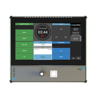 Calrec Type R Small Soft Panel Touch-controllable via the TFT display