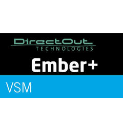 Direct Out PRODIGY.MX Lisens EMBER+ Native support of EMBER+ Lisens til .MX