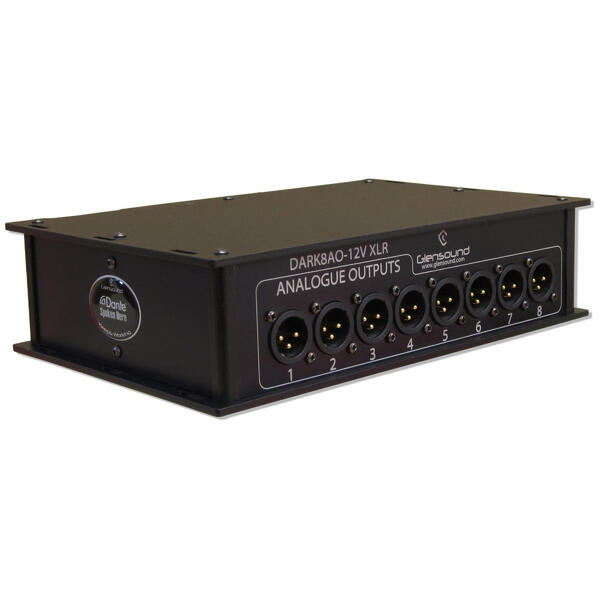 Glensound DARK8O Dante DA konverter Analogue output only Dante