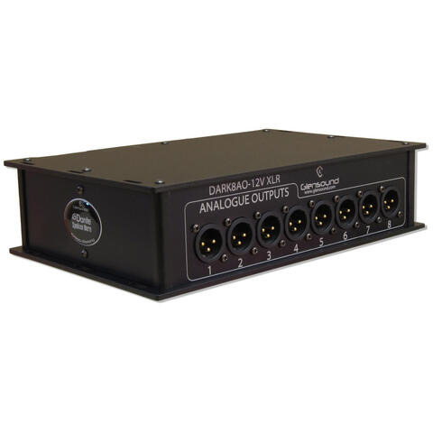 Glensound DARK8O Dante DA konverter Analogue output only Dante