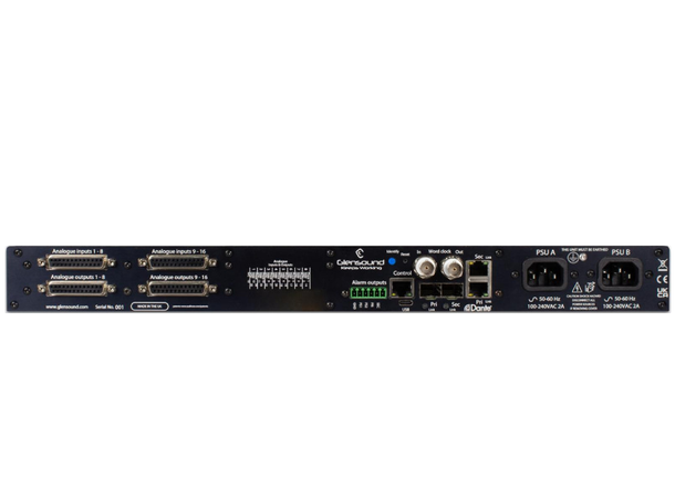 Glensound DARKDAWN 1616M Mic Pre/ADDA 16 kanals mikrofonforsterker, remote 19" 