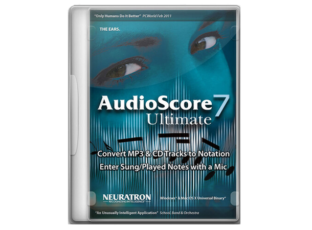 Sibelius AudioScore Ultimate Audio transcribing software add-on 