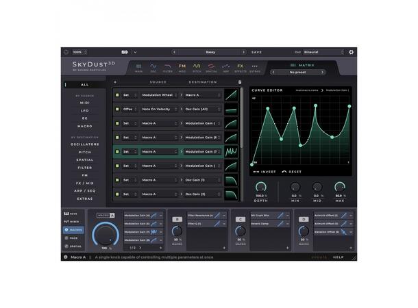 Sound Particles SkyDust Atmos Softsynth i alle Atmos formater 