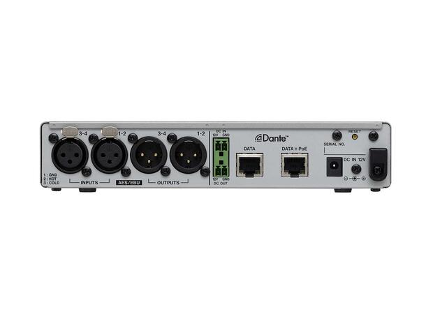 TASCAM AE-4D DANTE Converter DSP 2x AES/EBU In and Out 