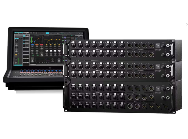 Waves eMotion LV1 Classic 64 stereo channels 44 buses 16 preamps 