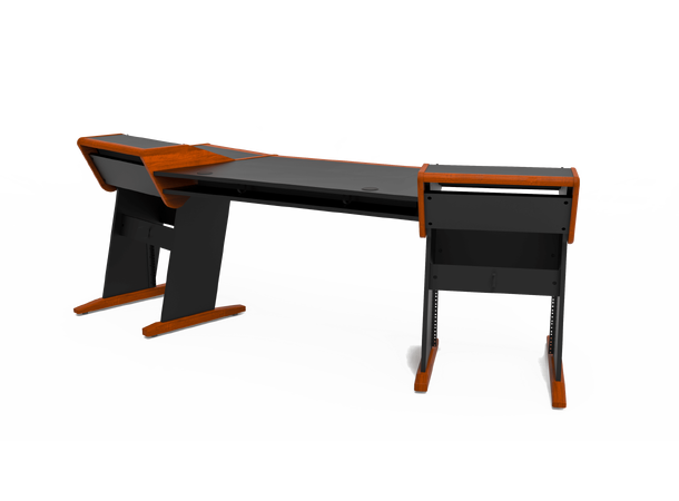 Zaor ONDA II angeled Cherry Producer desk, 4 x 6 RU, angeled 