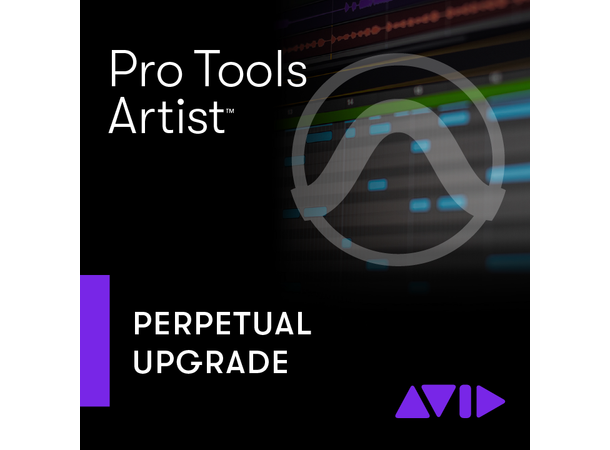 AVID Pro Tools ARTIST Perpetual UPGRADE Fornyelse med 1 års oppgraderinger 