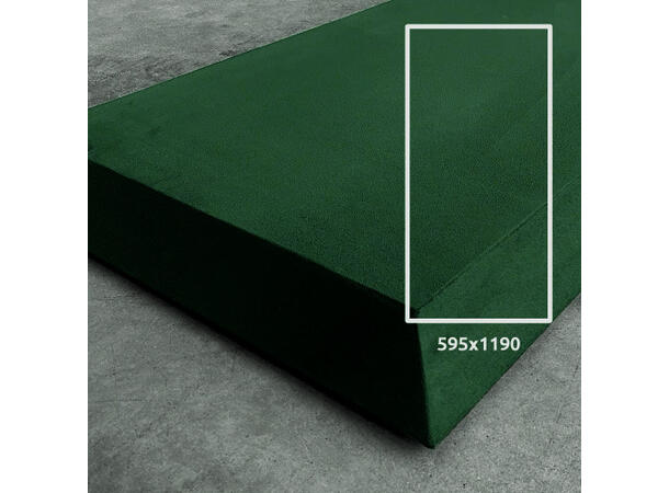 Artnovion Flat Tox RCT - Absorbent Grønn Bottle Green - Pakke 4 stk - 120x60x6 cm
