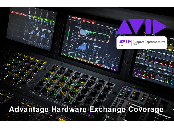 Avid Advantage S6L-32D, Elite Live 1 år Hardware Exchange coverage 