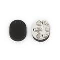 Hide-a-mic Foam-o-pad Black 16 multipurpose foam pads, black