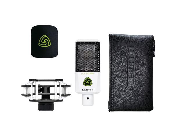 Lewitt LCT 240 PRO WHITE VALUE PACK Studio quality recordings made easy 
