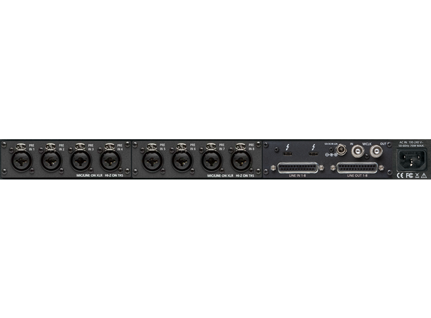 Lynx Aurora(n) 8pre TB3 ThunderBolt 8-ch 24-bit/192 kHz Analog 8 I/O