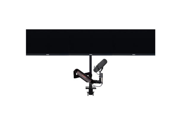O.C.White SMS-3-ULP-13 ProBoom Gen2 Triple Monitor and Mic Boom SMS 