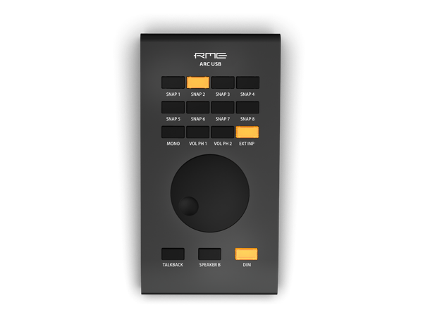 RME ARC USB AE Fjernkontroll for RME Remote for Totalmix og lydkort - Sort 