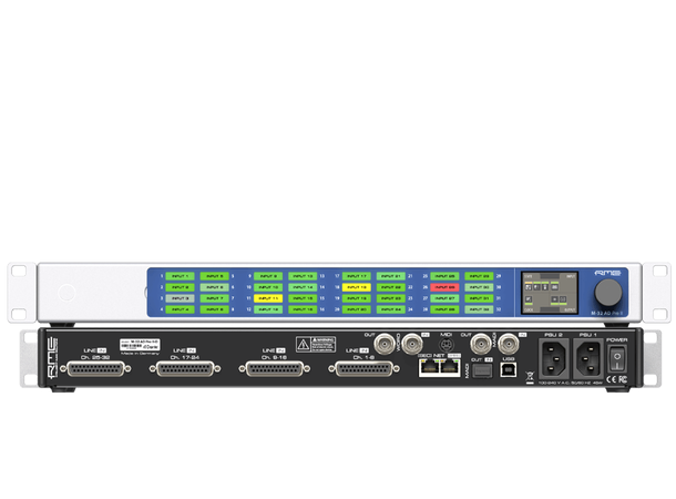 RME M-32 AD Pro II-D AD konverter 32-Channel AD Converter med MADI & DANTE