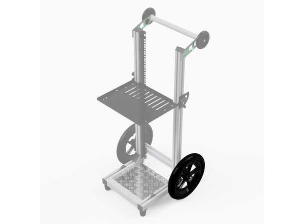 Soundcart SC-SP. 12 inch Wheel Passer på MiniCart