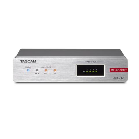 TASCAM ML-4D-OUT-E Dante Converter DSP 4 Line Out with Euroblock