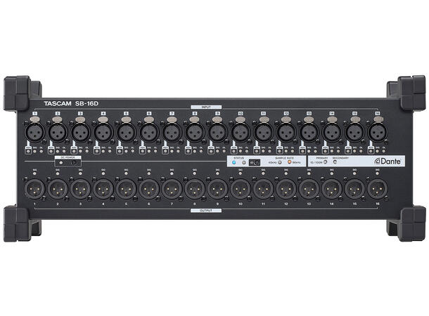 TASCAM SB-16D Dante Stage Box 16 In / 16 Out 
