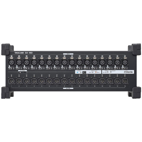 TASCAM SB-16D Dante Stage Box 16 In / 16 Out