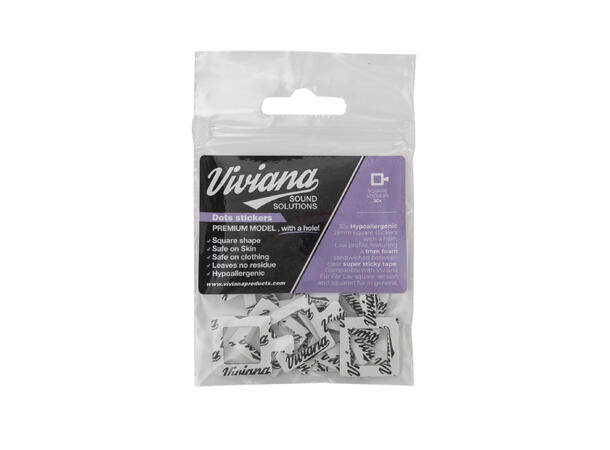 Viviana Dot with a Hole square shape 30 stk. 