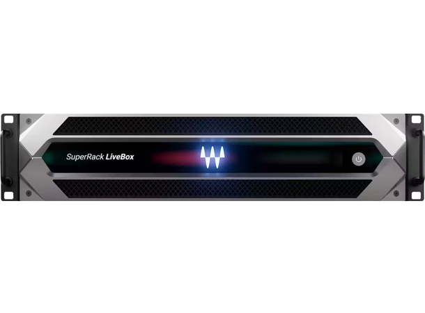 Waves SuperRack Livebox Dante Mix live with VST3 plugins by any brand 