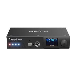 ADTECHNO DAV-01HT Dante AV Ultra Encoder USB-C and HDMI input, IPS screen