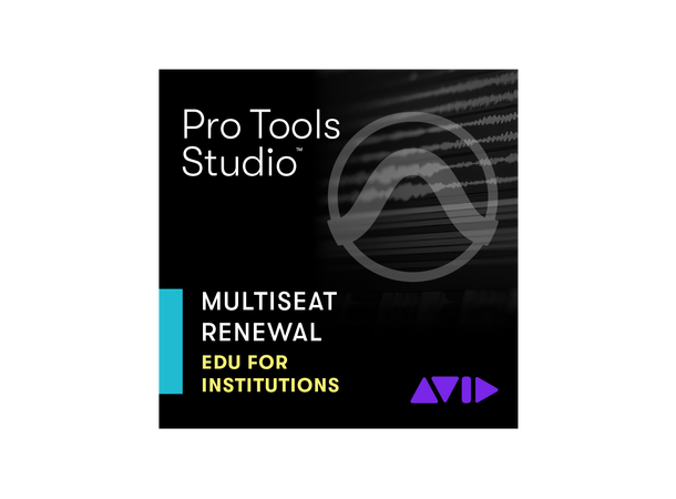 AVID Pro Tools STUDIO Multi-lisens RENEW 1x Multiseat RENEWAL lisens EDU SKOLE