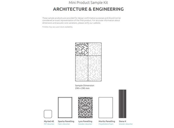Artnovion Mini Product Sample Kit *** Architecture & Engineering 1.0 